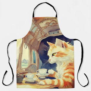 Katzentrinktee Schürze