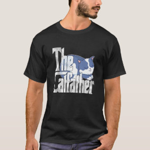 Katzenvater Der Katzenpate Verrückte Süße Katzen V T-Shirt
