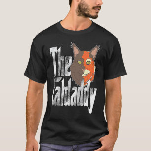 Katzenvater Der Katzenpate Verrückter Katzenvater  T-Shirt