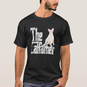 Katzenvater Der Katzenvater Fauler Sphynx Katzenva T-Shirt