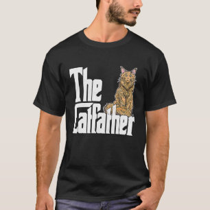 Katzenvater Der Katzenvater Maine Coon Katzenvater T-Shirt