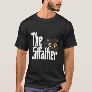 Katzenvater Der Katzenvater Süße schwarze Katzen V T-Shirt