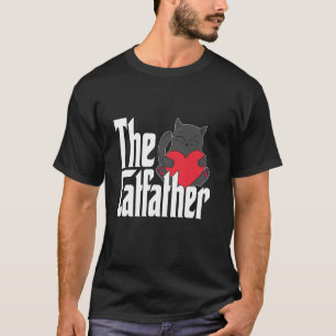 Katzenvater Der Katzenvater Süße schwarze Katzen V T-Shirt