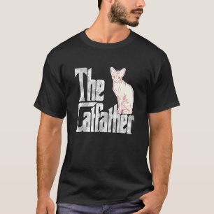 Katzenvater Der Katzenvater Süße Sphynx-Katze Vate T-Shirt