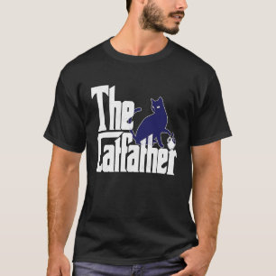 Katzenvater Der Katzenvater Verrückte Kaffee Katze T-Shirt