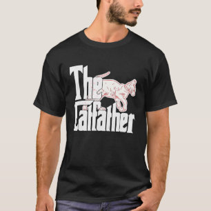 Katzenvater Der Katzenvater Verrückte Sphynx-Katze T-Shirt