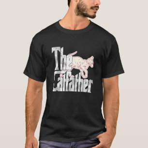 Katzenvater Der Katzenvater Verrückte Sphynx-Katze T-Shirt