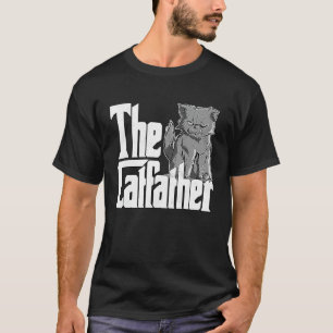 Katzenvater Der Katzenvater Verrückter Böser Katze T-Shirt