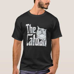 Katzenvater Der Katzenvater Verrückter Katzenvater T-Shirt