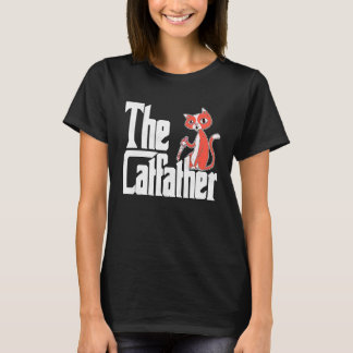 Katzenvater Der Katzenvater Verrücktes Messer Katz T-Shirt