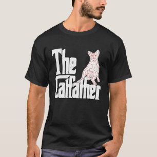 Katzenvater The Catfather Fauler Sphynx-Katzenvate T-Shirt