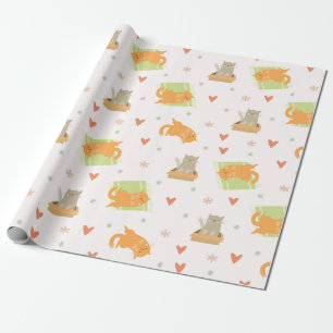 Katzenverpackungspapier Geschenkpapier