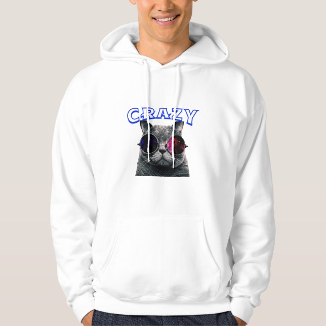 Katzenverrückt Hoodie (Vorderseite)