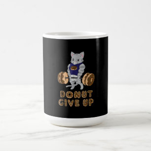Katzenversenkung Kraftauftrieb Donut Gym Verwandlungstasse