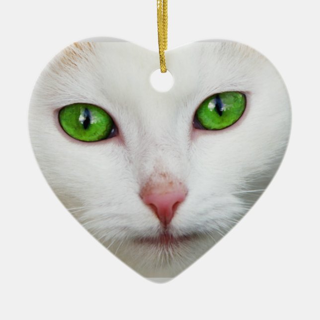 Katzenverzierung Keramikornament (Vorne)