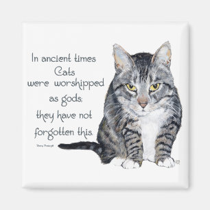 Katzenweisheit - in alten Zeiten waren Katzen Magnet
