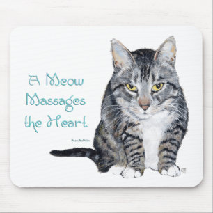 Katzenweisheit - Miauen Mousepad
