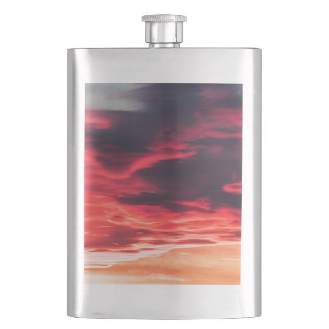 Katzenwelle Flachmann (Vorderseite)