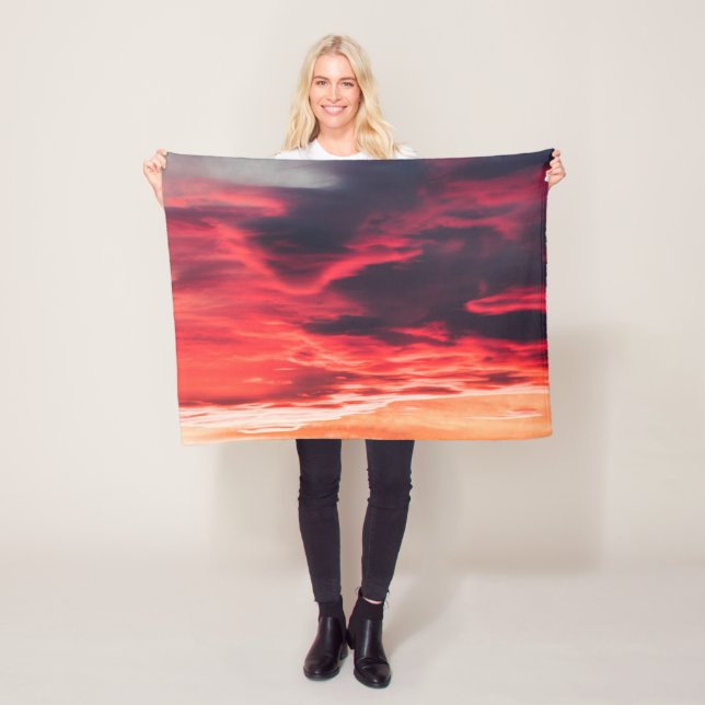 Katzenwelle Fleecedecke (Beispiel)