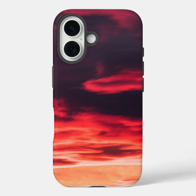 Katzenwelle iPhone 16 Hülle (Rückseite)