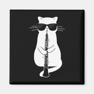 Katzenwelse Oboe spielen Magnet