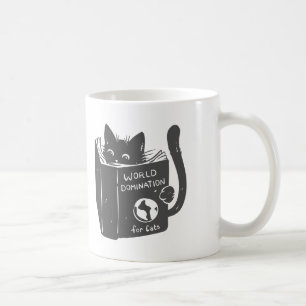 Katzenweltbeherrschung für Katzen - Farbe wählen Kaffeetasse