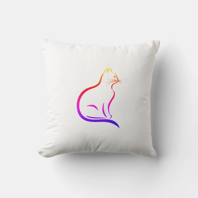 Katzenwirbelkissen Kissen (Vorderseite)