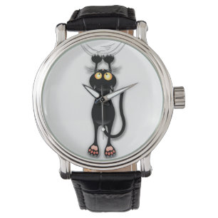 Katzenwitterungsstoff Armbanduhr