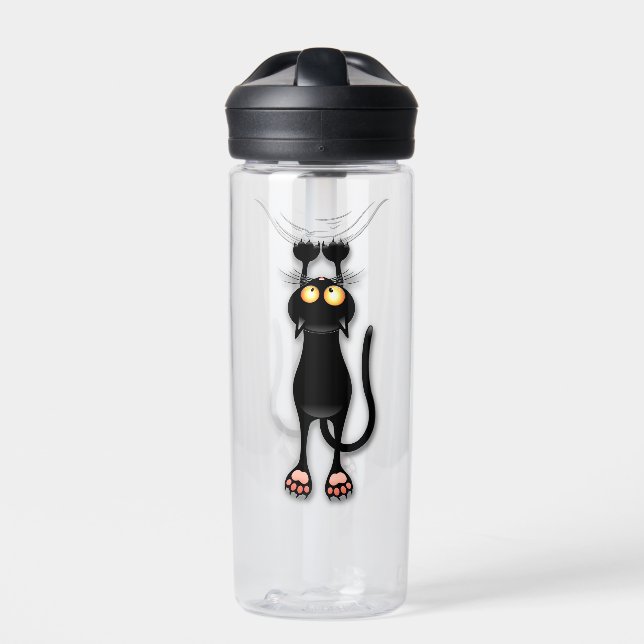 Katzenwitterungsstoff Trinkflasche (Vorderseite)