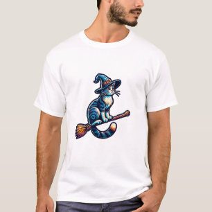 Katzenzauberer Halloween Hexe Mystische Katzenlieb T-Shirt