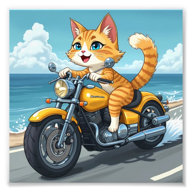 Katzenzeit Fotodruck (Vorne)