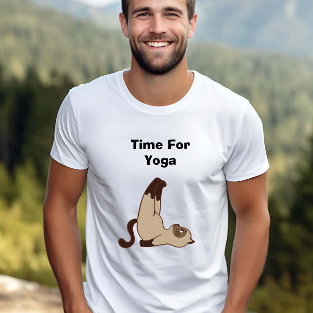 Katzenzeit für Yoga-T - Shirt (Von Creator hochgeladen)