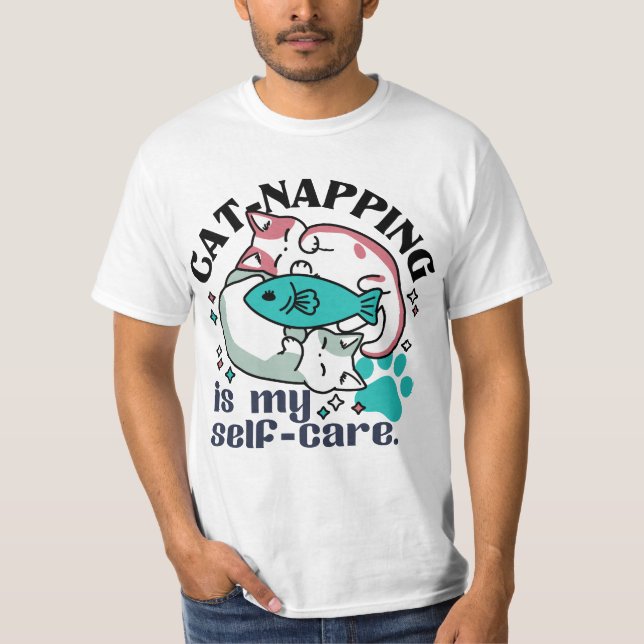Katzenzupfen ist meine Selbstversorgung: Niedliche T-Shirt (Vorderseite)
