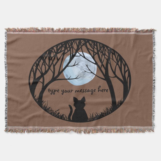 Katzethrow-Decke Katze Lover Blanket Le Chat Fat Decke (Vorderseite)