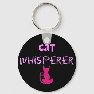 "Katzewhisperer-" Katzen-Liebhaber-Geschenke Schlüsselanhänger