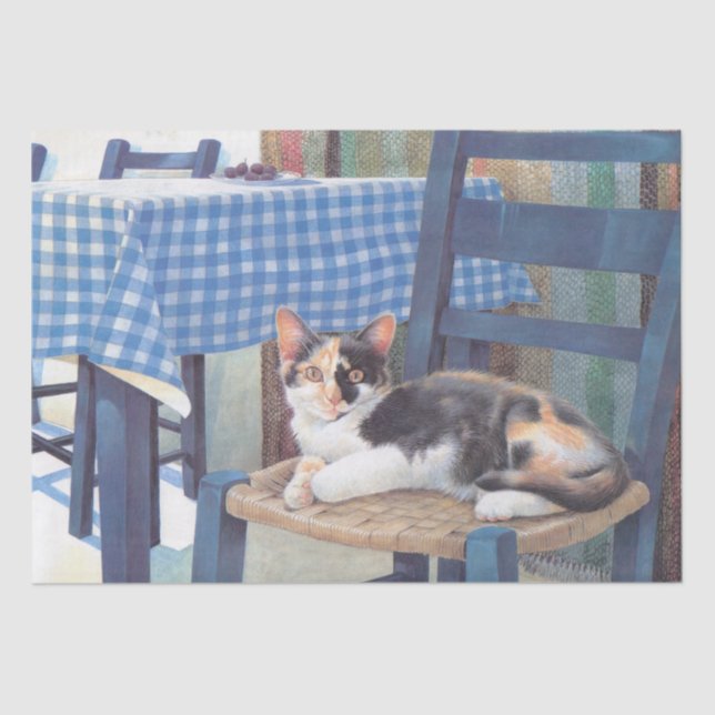 KATZGEWEBPAPIER SEIDENPAPIER (Vorderseite)