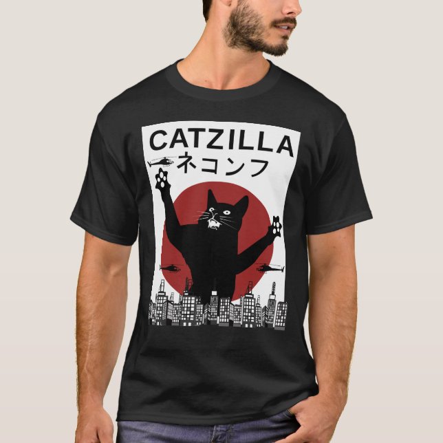 Katzilla T-Shirt (Vorderseite)