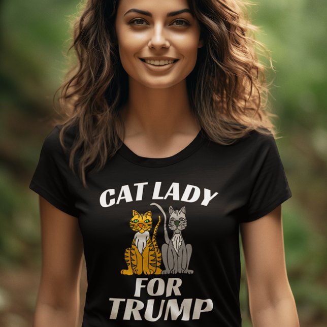 KATZLADY FÜR TRUMP 2024-T - SHIRT (Von Creator hochgeladen)