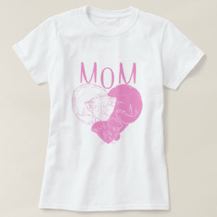 KATZLOVER   Cat Mama Rosa T-Shirt