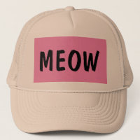 KATZLOVER MEOW BALL CAPS HATTE