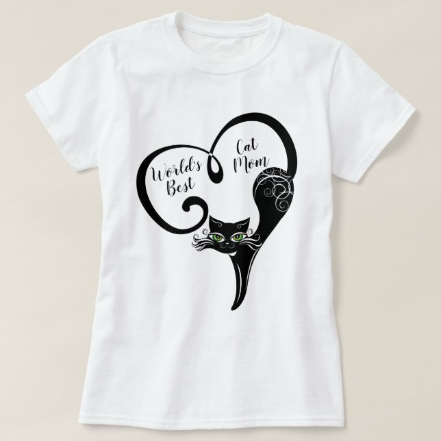 KATZLOVER | Weltbeste Cat-Mama T-Shirt (Design vorne)