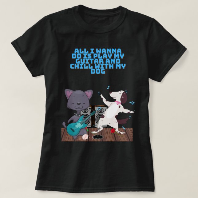 KATZSPIELGITAR T-Shirt (Design vorne)