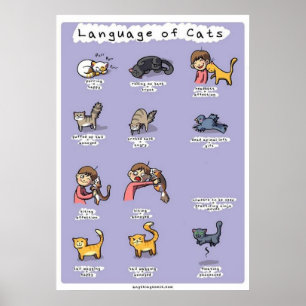 Katzsprache Poster
