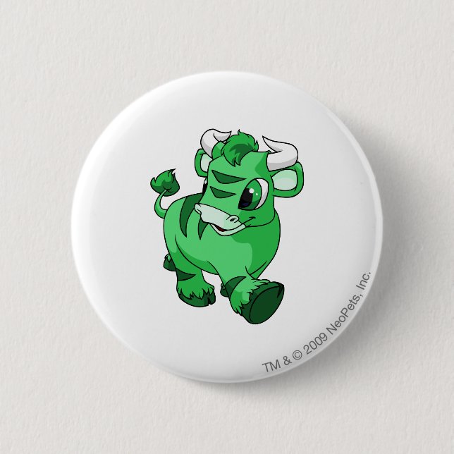 Kau-Grün Button (Vorderseite)