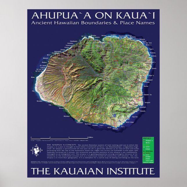 Kauai Ahupuaa Poster (Vorne)