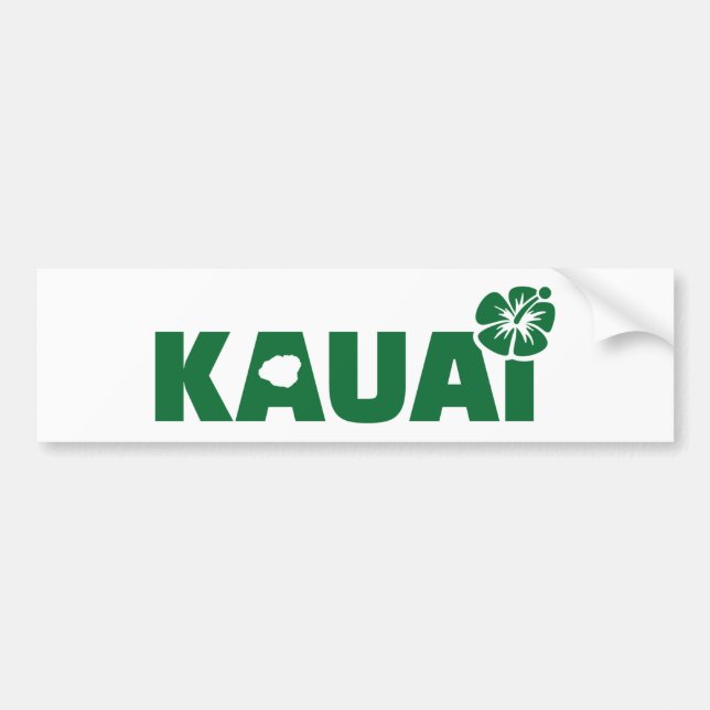 Kauai Autoaufkleber (Vorne)