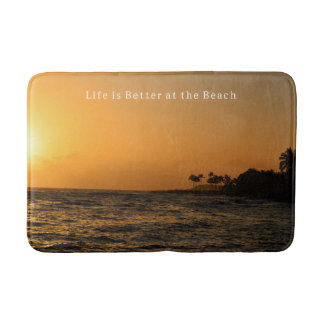 Kauai Beach Ocean Sunset Badematte