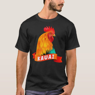 Kauai Chicken Tshirts Rooster Vintag Style Garden