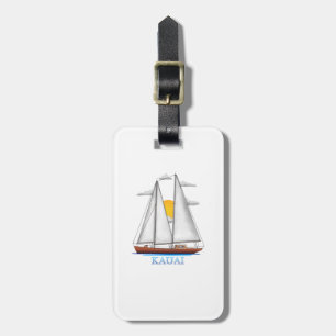 Kauai Coastal Nautical Sailing Sailor Gepäckanhänger