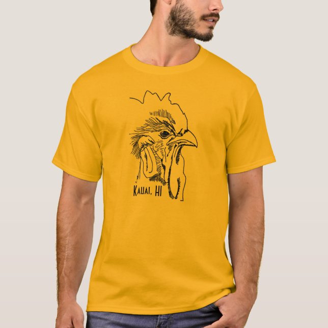 Kauai, der Hahn-T-Shirt HI-Männer T-Shirt (Vorderseite)